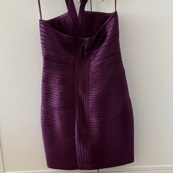 BCBGMaxAzria Deep Purple Mini Dress - Picture 3 of 4